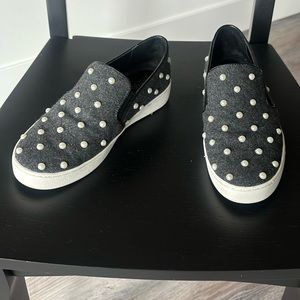 Michael Kors Kyle Slip On’s with Pearls